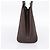 Borsa a mano BURBERRY in pelle marrone argento Auth BA15380A - vista 3