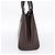 Borsa a mano BURBERRY in pelle marrone argento Auth BA15380A - vista 4