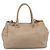 Borsa PRADA Vittero Dino Leather 2way Beige Gold Auth 199142V D'oro - vista 2