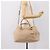 Borsa PRADA Vittero Dino Leather 2way Beige Gold Auth 199142V D'oro - vista 28