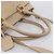 Borsa PRADA Vittero Dino Leather 2way Beige Gold Auth 199142V D'oro - vista 7