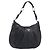 Borsa a tracolla PRADA in pelle nera argento Auth yk20841SAV Nero