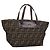 Borsa a mano FENDI Zucca Canvas Nero Marrone Auth 199124