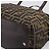 Borsa a mano FENDI Zucca Canvas Nero Marrone Auth 199124 - vista 16