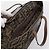 Borsa a mano FENDI Zucca Canvas Nero Marrone Auth 199124 - vista 6