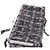CHANEL Paris New York Line Chain Vanity Bag Tweed Gray Silver CC Auth 196581M Marrone Argento - vista 7