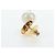 CHANEL COCO Mark Pierce Metal Gold Tone CC Auth 196711M - vista 10