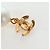CHANEL COCO Mark Pierce Metal Gold Tone CC Auth 196711M - vista 12