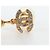 CHANEL COCO Mark Pierce Metal Gold Tone CC Auth 196711M - vista 14