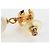 CHANEL COCO Mark Pierce Metal Gold Tone CC Auth 196711M - vista 17