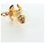 CHANEL COCO Mark Pierce Metal Gold Tone CC Auth 196711M - vista 18