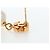CHANEL COCO Mark Pierce Metal Gold Tone CC Auth 196711M - vista 22