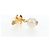 CHANEL COCO Mark Pierce Metal Gold Tone CC Auth 196711M - vista 5