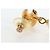 CHANEL COCO Mark Pierce Metal Gold Tone CC Auth 196711M - vista 6