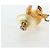 CHANEL COCO Mark Pierce Metal Gold Tone CC Auth 196711M - vista 7