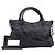 Borsa BALENCIAGA The First in pelle 2way Nera 103208 Auth 197324M Nero