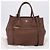 Borsa a mano PRADA in pelle Taurillon 2way Brown Gold Auth am12327V Marrone D'oro - vista 12