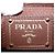 Borsa a mano PRADA in pelle Taurillon 2way Brown Gold Auth am12327V Marrone D'oro - vista 22
