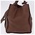 Borsa a mano PRADA in pelle Taurillon 2way Brown Gold Auth am12327V Marrone D'oro - vista 4