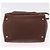Borsa a mano PRADA in pelle Taurillon 2way Brown Gold Auth am12327V Marrone D'oro - vista 6