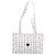 Borsa Tote MCM Vicetos Logogram PVC Leather White Gold Auth 200901 Bianco D'oro - vista 13