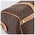 Céline Borsa Boston CELINE Macadam Canvas PVC Pelle Marrone Oro Auth 199217A D'oro - vista 14