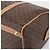 Céline Borsa Boston CELINE Macadam Canvas PVC Pelle Marrone Oro Auth 199217A D'oro - vista 15