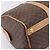 Céline Borsa Boston CELINE Macadam Canvas PVC Pelle Marrone Oro Auth 199217A D'oro - vista 16