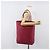 Borsa Tote LOEWE in Pelle Rosso Vino Argento Auth 199664V Bordò - vista 22
