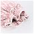 Pouch Christian Dior Trotter Pile Pink White Auth 200208 Rosa Bianco - vista 5
