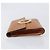 Céline Borsa a pochette CELINE in pelle marrone e oro Auth yk20741A D'oro - vista 4