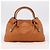 Chloé Borsa Chloe Victoria in pelle marrone tono oro Auth BA15396 - vista 12