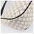 Céline Pouch accessori CELINE Macadam Canvas PVC Leather White Gold Auth 199119A Bianco D'oro - vista 17