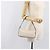Céline Pouch accessori CELINE Macadam Canvas PVC Leather White Gold Auth 199119A Bianco D'oro - vista 21