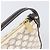 Céline Pouch accessori CELINE Macadam Canvas PVC Leather White Gold Auth 199119A Bianco D'oro - vista 9