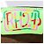 LOEWE Puzzlefold Tote XL Leather Richard Hawkins Green Chrome Auth 167531SM Verde - vista 20