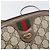 Borsa GUCCI GG Supreme Web Sherry Line PVC Beige Gold 904 02 047 Auth 199660 D'oro - vista 18