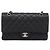 Borsa CHANEL Double Flap Chain Matelasse 23 Caviar Skin Black Auth yk20833SM Nero Argento - vista 13