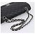 Borsa CHANEL Double Flap Chain Matelasse 23 Caviar Skin Black Auth yk20833SM Nero Argento - vista 7