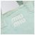 Borsa Tote Miu Miu in spugna Pile Light Blue Gold Tone Auth 198970 Blu chiaro - vista 18