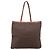 Céline Borsa Tote CELINE Macadam Canvas PVC Pelle Brown Gold Auth 197781 Marrone D'oro - vista 2