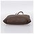 Céline Borsa Tote CELINE Macadam Canvas PVC Pelle Brown Gold Auth 197781 Marrone D'oro - vista 5