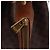 Céline Borsa a tracolla CELINE Macadam Canvas PVC Leather Brown Gold Auth 199630 Marrone D'oro - vista 18