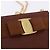Borsa a tracolla Salvatore Ferragamo Vala Chain in pelle marrone e oro Auth 199629A D'oro - vista 19