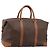 Céline Borsa Boston CELINE Macadam Canvas PVC Leather Brown Gold Auth ka5932 Marrone D'oro