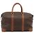 Céline Borsa Boston CELINE Macadam Canvas PVC Leather Brown Gold Auth ka5932 Marrone D'oro - vista 2