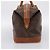 Céline Borsa Boston CELINE Macadam Canvas PVC Leather Brown Gold Auth ka5932 Marrone D'oro - vista 4