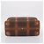 Céline Borsa Boston CELINE Macadam Canvas PVC Leather Brown Gold Auth ka5932 Marrone D'oro - vista 5