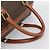 Céline Borsa Boston CELINE Macadam Canvas PVC Leather Brown Gold Auth ka5932 Marrone D'oro - vista 7