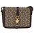 Céline Borsa a tracolla CELINE C Saluki Canvas Beige Gold Tone Auth ep15812 - vista 13